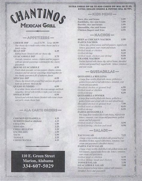 Chatinos mexican grill selma menu  Alonzo Mexican Restaurant ($) Mexican Distance: 0